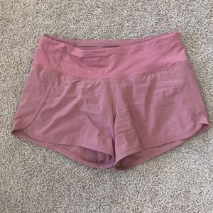 Lululemon Pink Run Times Short II*4”